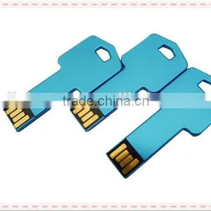 Cutomized Metal Material Key Shape USB Promotional Colorful Key Usb Flash Drive thumbnail-2