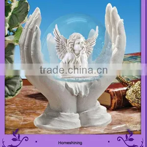 Christmas Angel Snow Globe for Decorations, Angel Snow Globe for Sale thumbnail-1