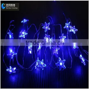Red Heart Shape Battery Powered Led String Light thumbnail-6