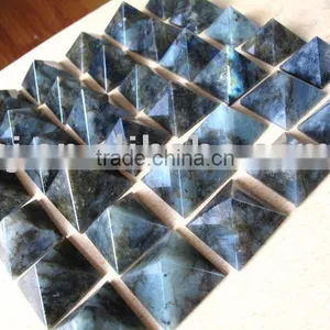 Natural Rock Labradorite Pyramid thumbnail-1