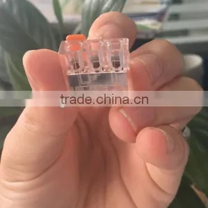Directly Factory 221 Series Wago Different Types Wire Connectors 100% Transparent 3Poles in Stock thumbnail-5