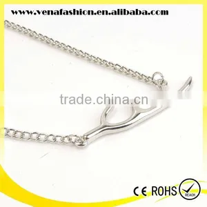 Animal Jewellery Antler Cheap Chunky Necklace, Deer Antler Necklace thumbnail-5