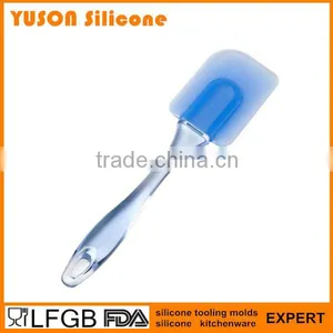 Non Stick Rubber Butter Blue Silicone Spatula Set of 3 Quality Choice thumbnail-3