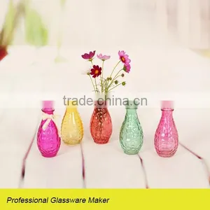 Hot Sale Small Glass Vase Set of 5 thumbnail-1