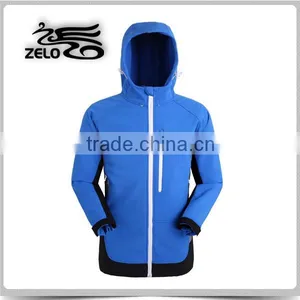 2015 Blue 4 Way Stretched Softshell Jacket Made in China thumbnail-1