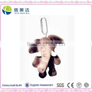 Plush Cute 10cm Gray Elephant Keychain Toy thumbnail-1