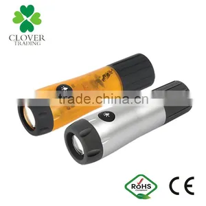 2015 Bright Plastic Led Flashlight 1 LED Rechargeable Torch Light thumbnail-1