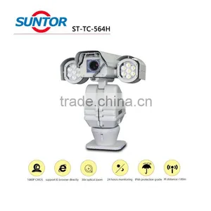Outdoor HD 1080p 360 Night Vision Infrared Waterproof 30x Optical Zoom PTZ IP Camera thumbnail-1