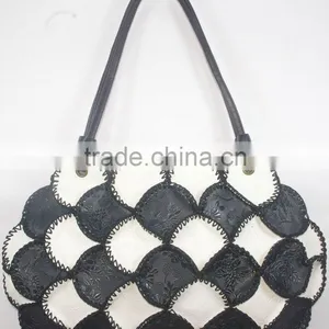 China Lady Fashion Bag Leather Handbag Factory Best Selling Cowhells Material thumbnail-1