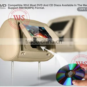 7inch Digital Screen Car Headrest DVD Player With 32bit Games thumbnail-3