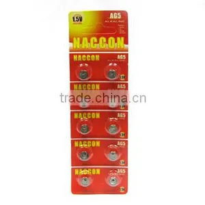 Alkaline Button Cell Battery Watch Battery 52mAh thumbnail-1