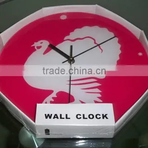 Plexiglass Wall Clock With Silk Screen Printing thumbnail-1
