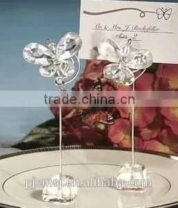 Wedding Decoration Crystal Butterfly Card Holder thumbnail-2