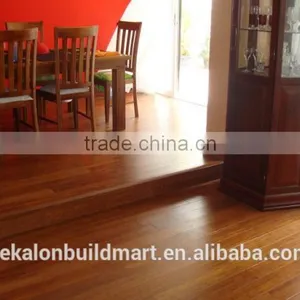 New Arrival Natural Solid Bamboo Flooring Market Teak Color Flooring Carbonized Bamboo Flooring,Durable Click Bamboo Parquet thumbnail-1