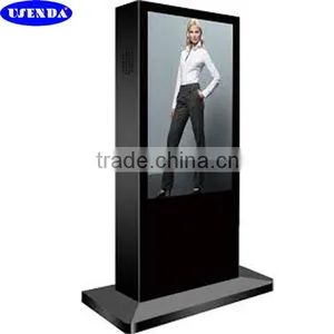 42 55 65 Inch Stand Touchscreen Electronic Lcd Outdoor Signs Advertising Display With IP65 Enclosure thumbnail-1