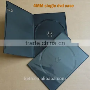 Hot Sales 14mm Single Black Cheap Plastic Long DVD Case thumbnail-1