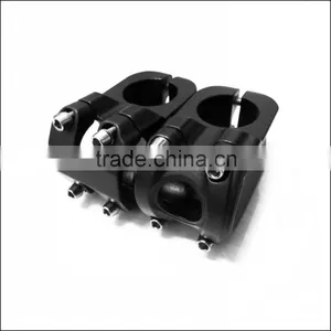 Competition-grade Aluminum Mountain Road Bike Stem 45mm Fork Tube Short Riser Handlebar Bicycle Accessories thumbnail-1