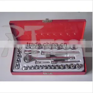 31Pcs Screw Driver Bit & Socket Set Wrenches Tool Box thumbnail-1