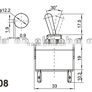 6A Miniature Toggle Switch/ MICRO TOGGLE SWITCHES,single Switch thumbnail-5