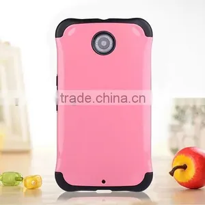 High Quality TPU+PC 11 Colors Custom Back Case Cover for Nexus 6, for Google Nexus 6 Cellphone Case thumbnail-4