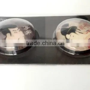 Wholesale High Quality Fridge Magnet Glass Set Promotional Custom Magnet Glass Gifts thumbnail-2