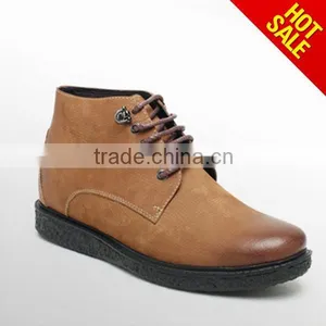 New Design Suede Leather Height Increasing Winter Boots thumbnail-1