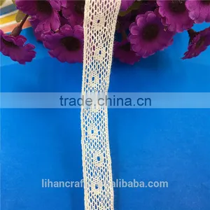 H0210C Elegant Lace Ribbon, 100% Cotton Lace ,Crocheted Lace thumbnail-2
