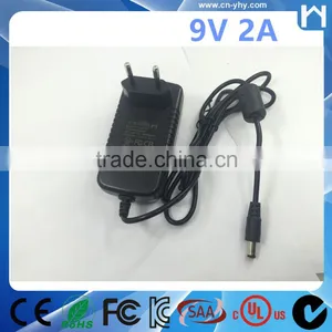 AC Adaptor KC KCC 18W Pass EMC Power Adapter EMI 9V 2A YHY-09002000 thumbnail-1