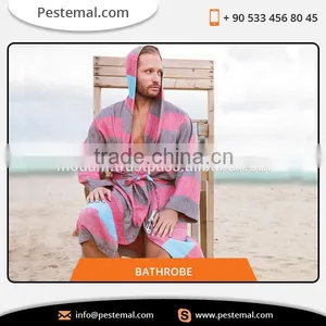 Wholesale Selling of Men Bathrobe With Long Sleeves for Bulk Buyers thumbnail-1