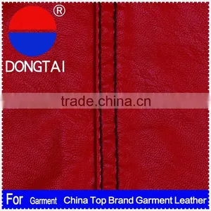 0.4mm Cheap Skin Garment Leather/ Wholesale 100% Embossed Italian Leather/ With 20 Years Expenience Synthetic Leather thumbnail-4
