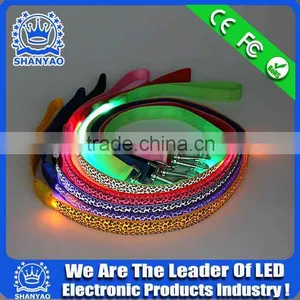 2016 Hot Selling Glowing Pet Training Leash thumbnail-1