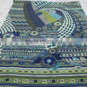 NEW DESIGN 50% SILK 50% WOOL PRINTS STOLE thumbnail-6