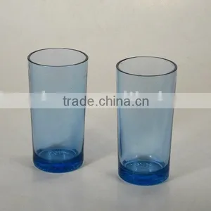 Stock of 8oz Blue Drinking Glass thumbnail-1