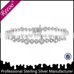 Value 925 India Silver Bracelet Sterling Silver 925 Chain Bracelets thumbnail-1