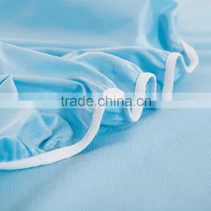 Blue Medical Waterproof Jersey Fitted Sheet 100 Cotton Fitted Sheet thumbnail-6