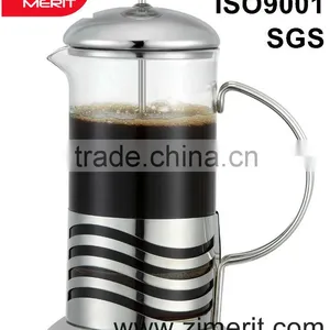 High Quality Stainless Steel French Coffee Press (0.35L,0.6L,0.8L,1.0L) thumbnail-1