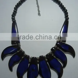 Fashio Necklace/Buffalo Horn Beaded Necklace/Fashion Jewelry/Latest Model Pendant Necklaces thumbnail-5
