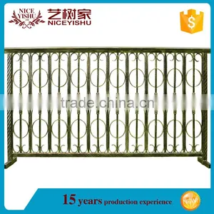 Customized Wrought Iron Morden Balcony Railing /iron Grill Design for Veranda thumbnail-2