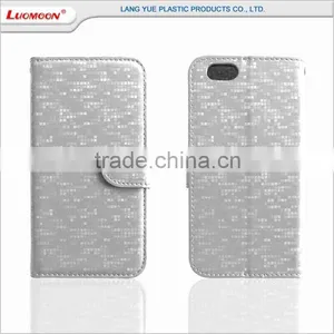 Wallet Case Diamond Pattern Leather Flip Cover Case for Huawei Shot x Ascend G700 thumbnail-4