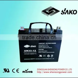 12V33Ah Rechargeable Valve Regulated Lead Carbon Battery thumbnail-5