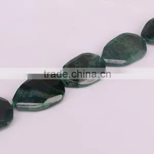 Full Strand Smooth Cracked Drop Green Agate For DIY Necklace Bracelet Jewelry Making Beads thumbnail-3