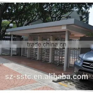 304 Stainless Steel Entrance Rotary Full Height Turnstile Barcode Attendance System thumbnail-1
