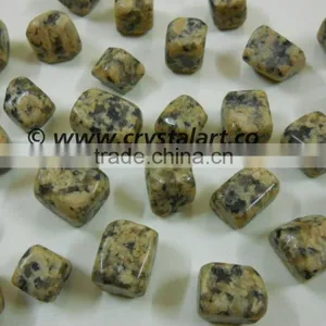 DALMATION JASPER TUMBLED PEBBLES STONE thumbnail-1