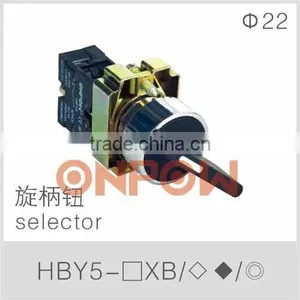 Selector Switch HBY5E,90 Degree 3 Position Selector Switch,2 Position Switch thumbnail-1