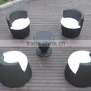 Unique Rattan Stacking Sofa Bullet Shape For Sale thumbnail-6