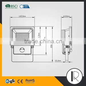 High Bright 20W Sensor LED Floodlight thumbnail-5