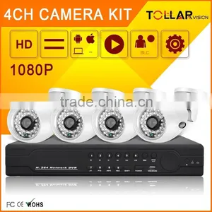 Best Price 4CH AHD 1080P Outdoor Cctv Camera System Kits thumbnail-1