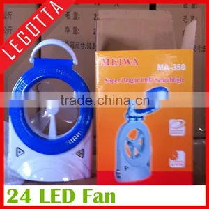 Hot Selling Popular Desktop Portable Mini Stand Fans With Led Light thumbnail-1