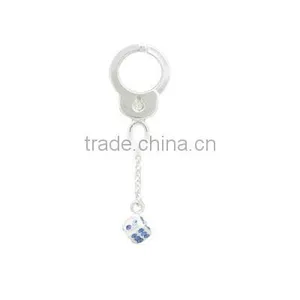316L Nipple Shield Dangling Dice Nipple Rings Body Piercing Jewelry thumbnail-1