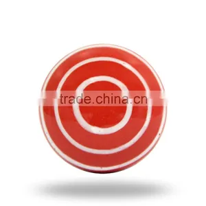 Ceramic White Knob With Green Circles thumbnail-4